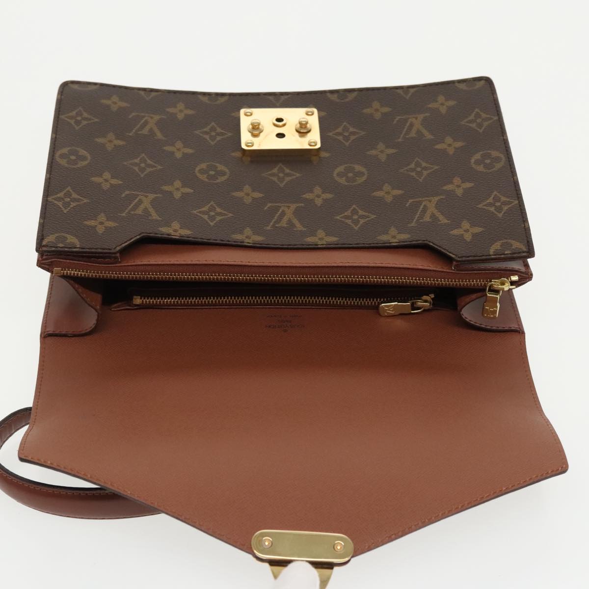 LOUIS VUITTON Monogram Concorde Hand Bag M51190 LV Auth ep6659