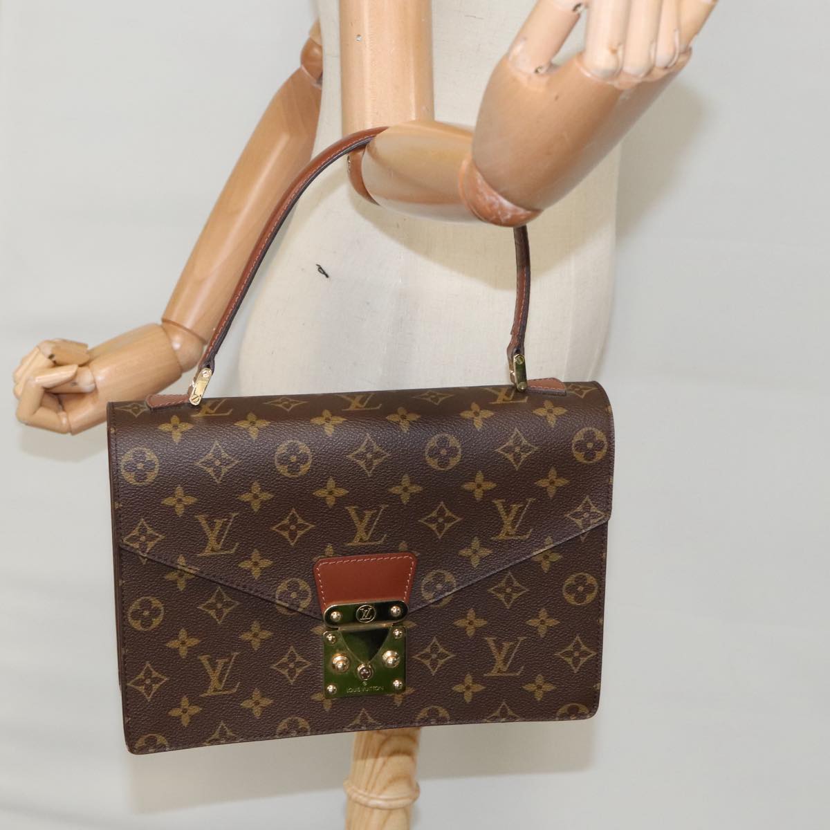 LOUIS VUITTON Monogram Concorde Hand Bag M51190 LV Auth ep6659