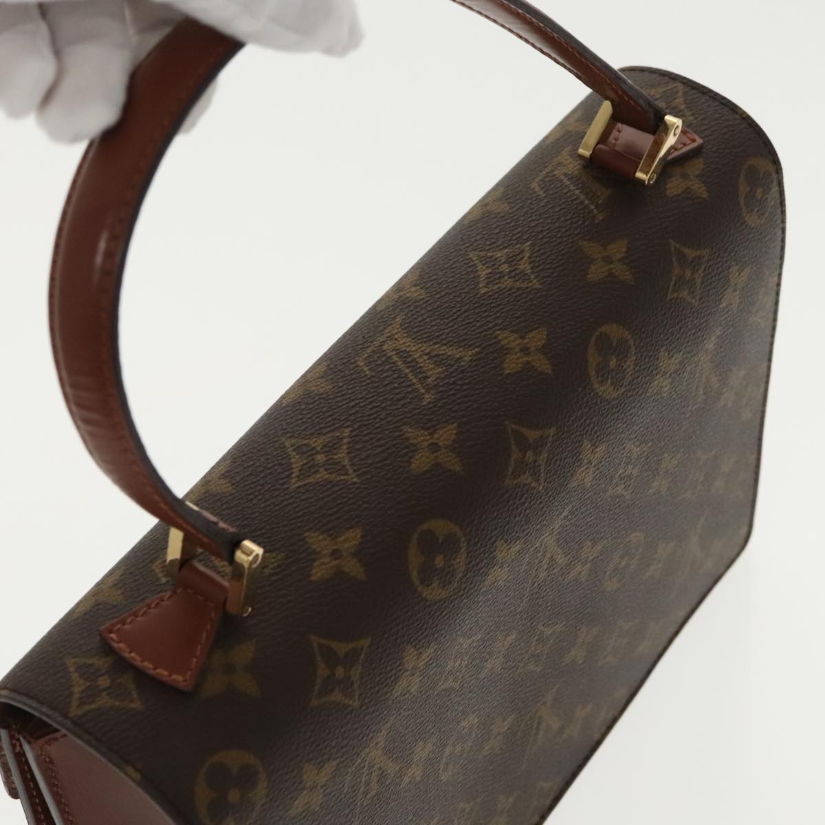 LOUIS VUITTON Monogram Concorde Hand Bag M51190 LV Auth ep6659