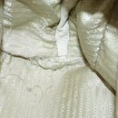 PRADA Tote Bag Leather White Gold Auth ep6660-10