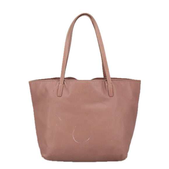 LOEWE Anagram Tote Bag Nylon Pink Auth ep6665