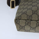 GUCCI GG Supreme Shoulder Bag PVC Leather Beige 223666 Auth ep6680-8