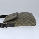 GUCCI GG Supreme Shoulder Bag PVC Leather Beige 223666 Auth ep6680-3