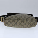 GUCCI GG Supreme Shoulder Bag PVC Leather Beige 223666 Auth ep6680-5