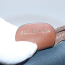 GUCCI Micro GG Canvas Hand Bag PVC Leather Black Brown Auth ep6684-12