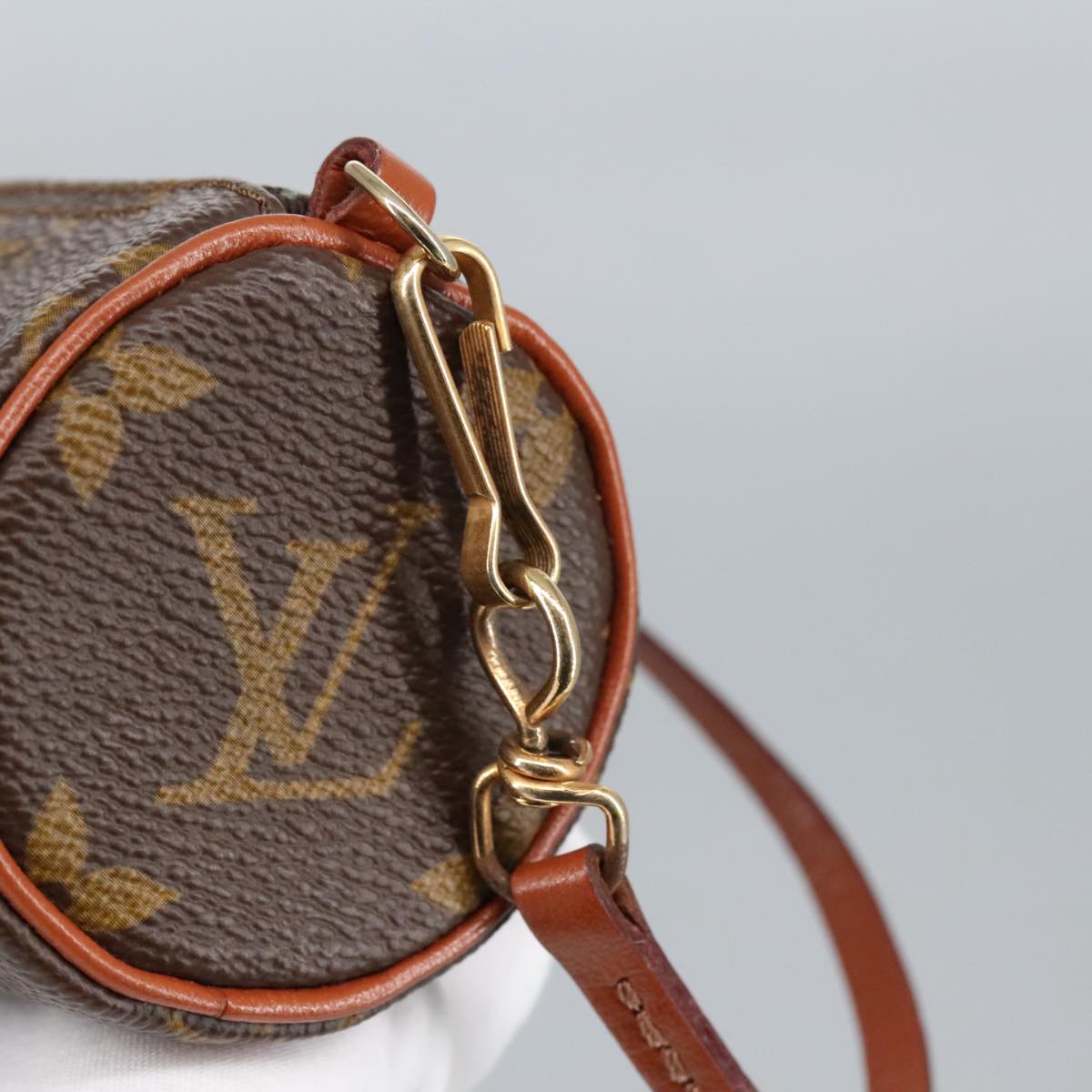 LOUIS VUITTON Monogram Papillon Pouch Vintage LV Auth ep6685