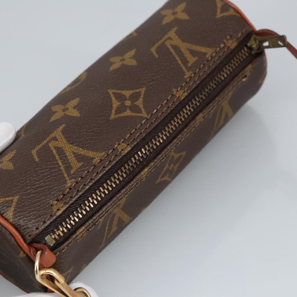 LOUIS VUITTON Monogram Papillon Pouch Vintage LV Auth ep6685