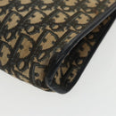 Christian Dior Trotter Canvas Shoulder Bag Navy Auth ep6695-10