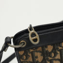 Christian Dior Trotter Canvas Shoulder Bag Navy Auth ep6695-10