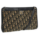 Christian Dior Trotter Canvas Shoulder Bag Navy Auth ep6695-1