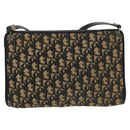 Christian Dior Trotter Canvas Shoulder Bag Navy Auth ep6695-3
