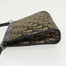 Christian Dior Trotter Canvas Shoulder Bag Navy Auth ep6695-4