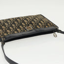 Christian Dior Trotter Canvas Shoulder Bag Navy Auth ep6695-6