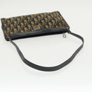 Christian Dior Trotter Canvas Shoulder Bag Navy Auth ep6695-7