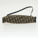 Christian Dior Trotter Canvas Shoulder Bag Navy Auth ep6695-5