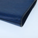 LOUIS VUITTON Epi Art Deco Clutch Bag Blue M52635 LV Auth ep6698-15