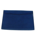 LOUIS VUITTON Epi Art Deco Clutch Bag Blue M52635 LV Auth ep6698-2