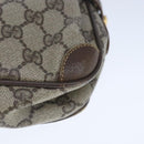 GUCCI GG Supreme Shoulder Bag PVC Leather Beige Auth ep6706-15