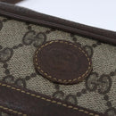 GUCCI GG Supreme Shoulder Bag PVC Leather Beige Auth ep6706-17