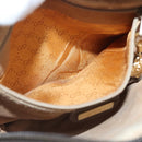 GUCCI GG Supreme Shoulder Bag PVC Leather Beige Auth ep6706-21