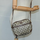 GUCCI GG Supreme Shoulder Bag PVC Leather Beige Auth ep6706-22