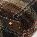 BURBERRY Nova Check Tote Bag Wool Beige Auth ep6709-16