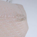 Christian Dior Trotter Canvas Tote Bag Pink Silver Auth ep6713-15