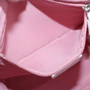 Christian Dior Trotter Canvas Tote Bag Pink Silver Auth ep6713-11