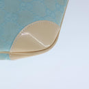 GUCCI GG Canvas Shoulder Bag Light Blue White Auth ep6725-9
