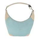 GUCCI GG Canvas Shoulder Bag Light Blue White Auth ep6725-2