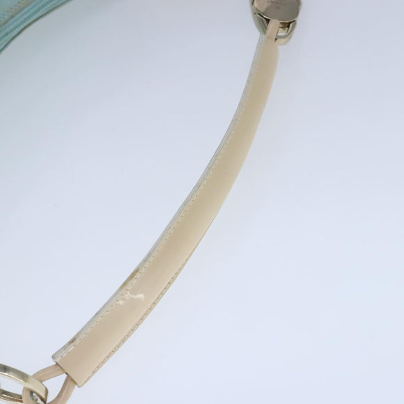 GUCCI GG Canvas Shoulder Bag Light Blue White Auth ep6725