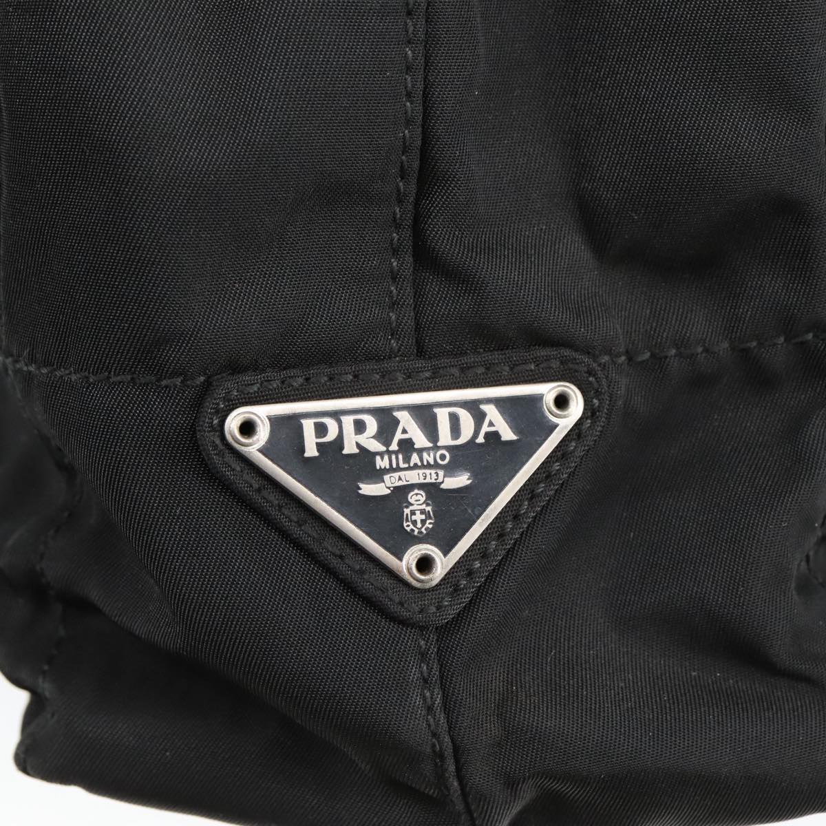 PRADA Shoulder Bag Nylon Black Auth ep6737