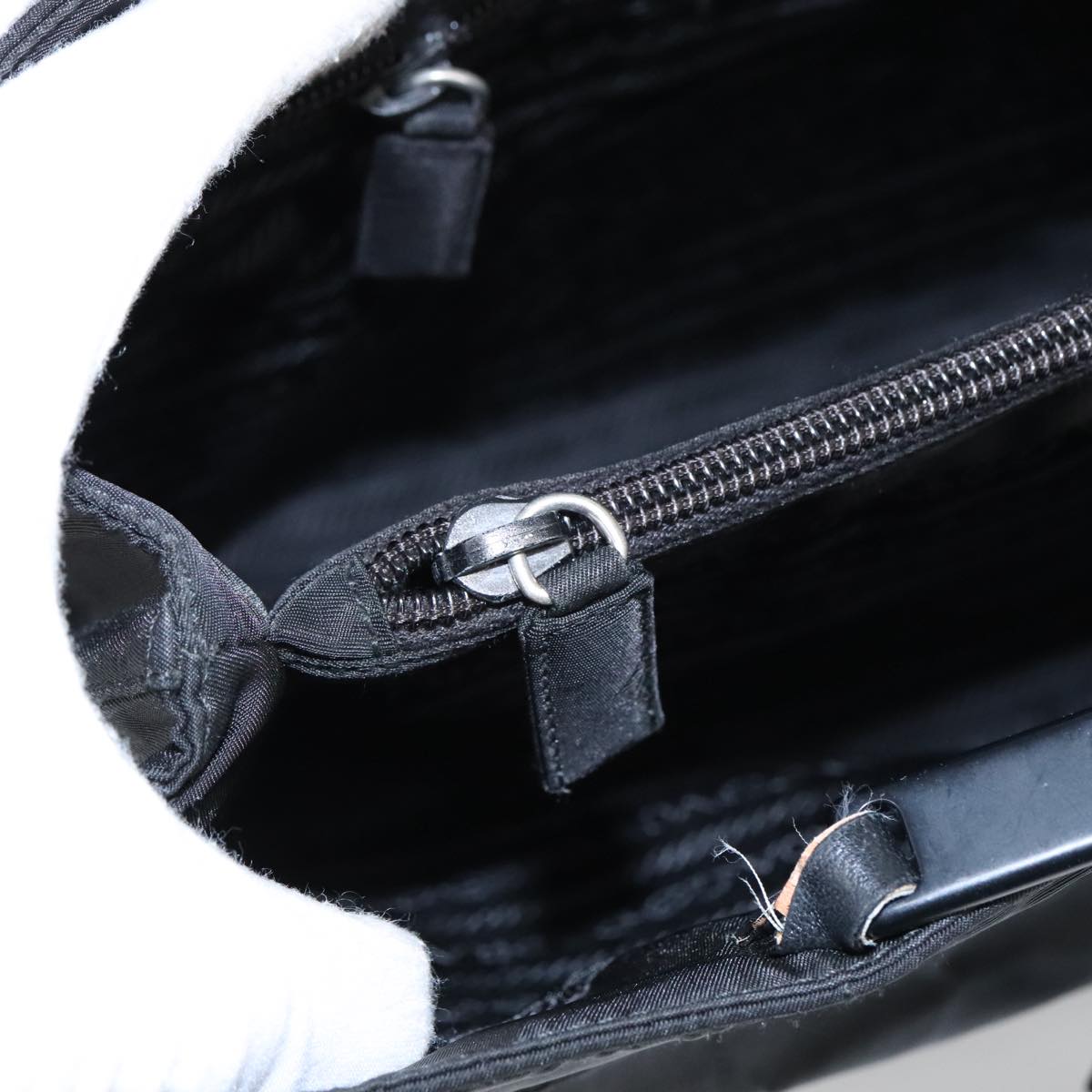 PRADA Shoulder Bag Nylon Black Auth ep6737