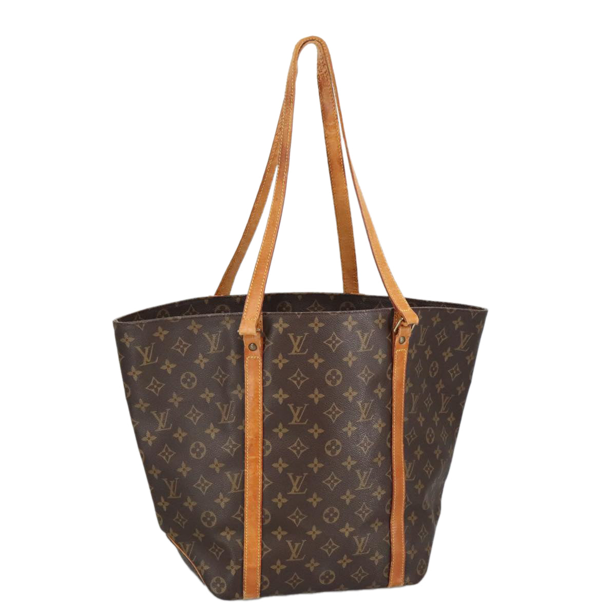 LOUIS VUITTON Monogram Sac Shopping Tote Bag M51108 LV Auth ep6739