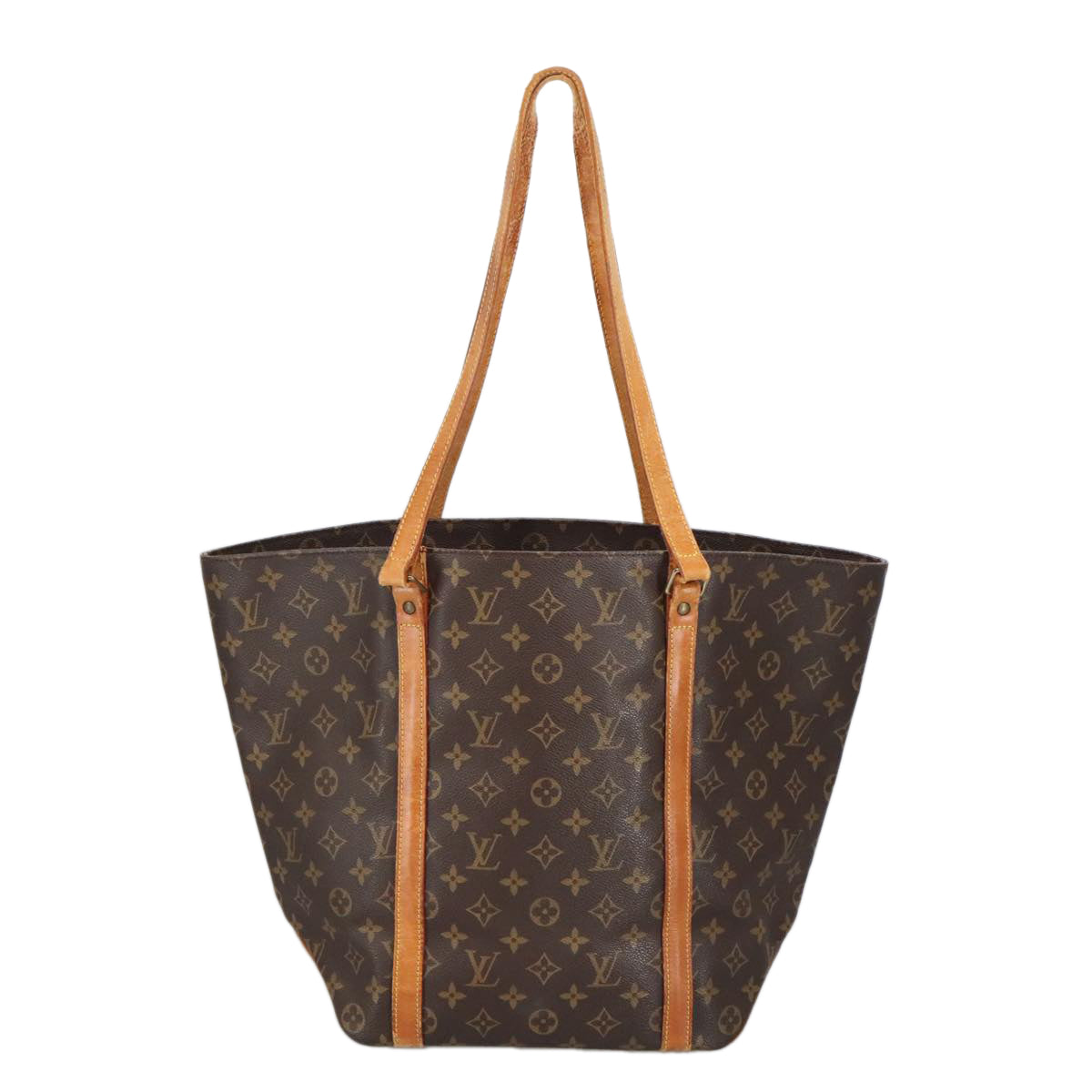 LOUIS VUITTON Monogram Sac Shopping Tote Bag M51108 LV Auth ep6739