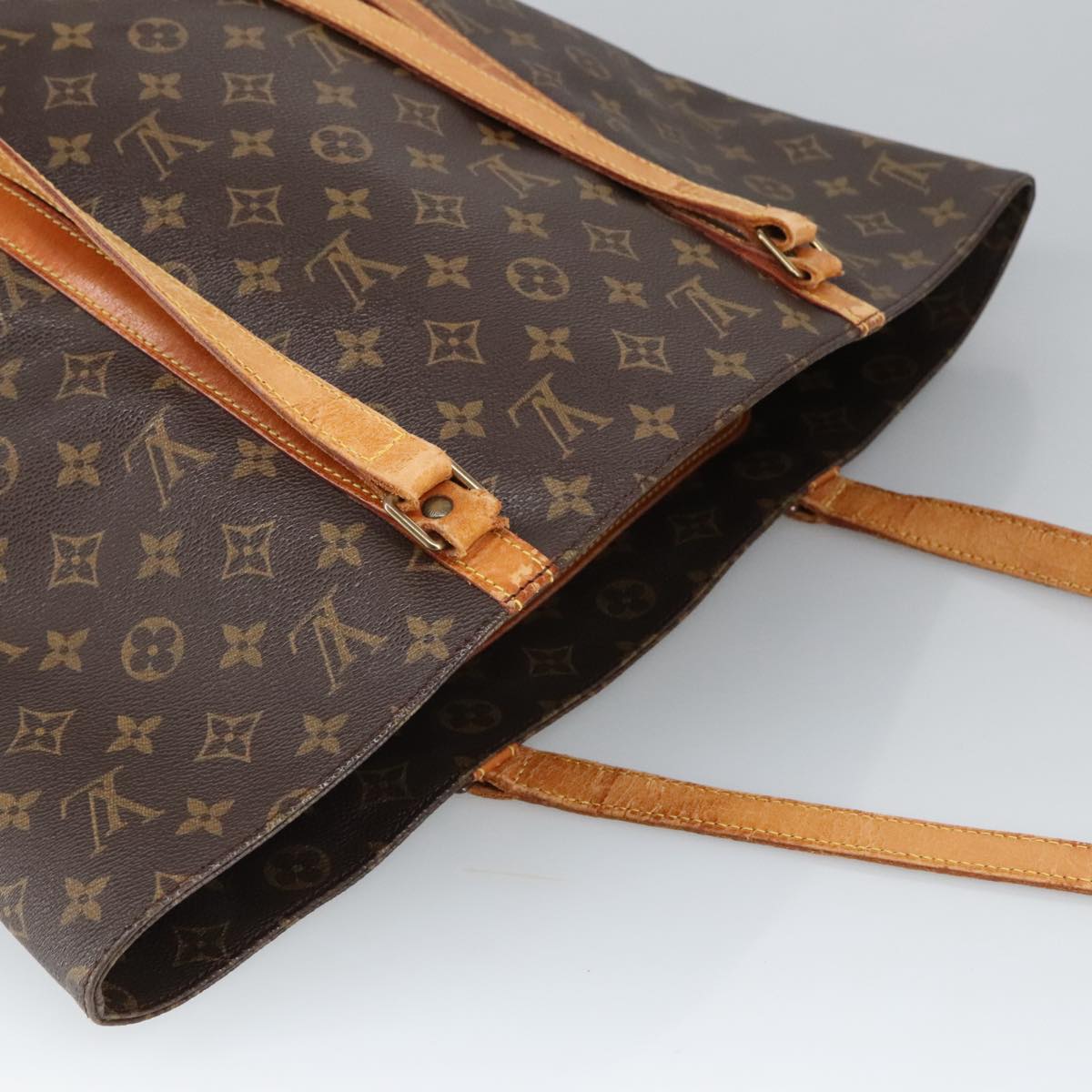 LOUIS VUITTON Monogram Sac Shopping Tote Bag M51108 LV Auth ep6739