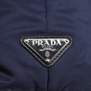 PRADA Hand Bag Nylon Navy Silver Auth ep6744-18