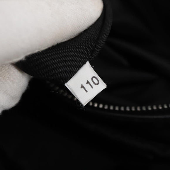 PRADA Hand Bag Nylon Navy Silver Auth ep6744