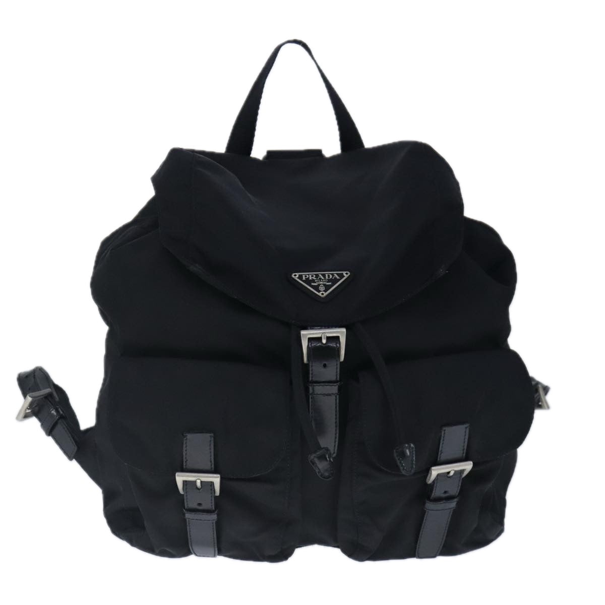 PRADA Backpack Nylon Black Auth ep6764