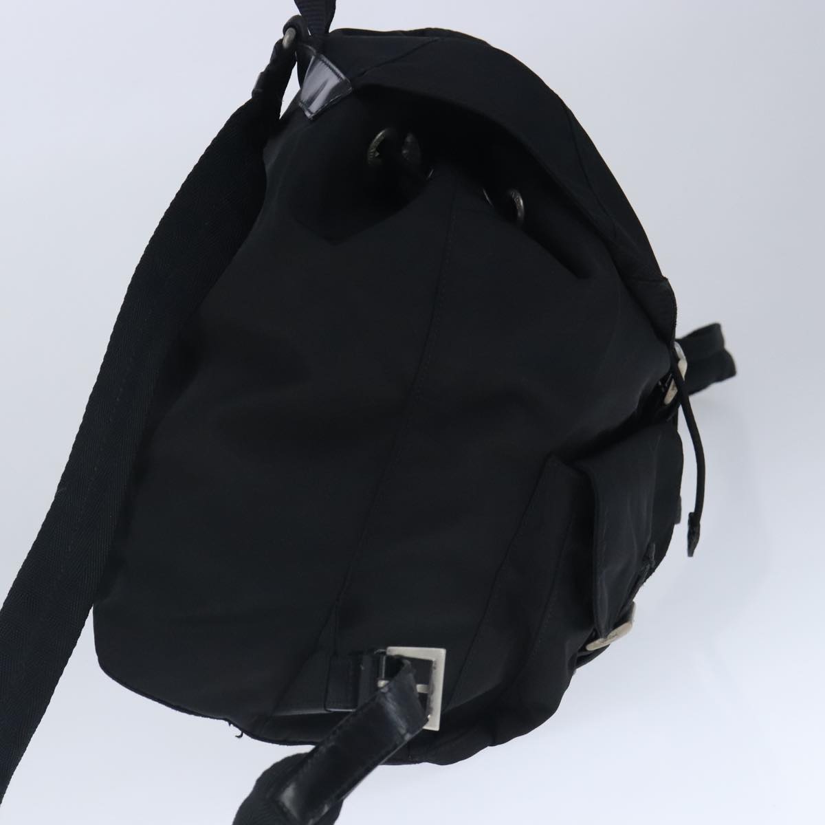 PRADA Backpack Nylon Black Auth ep6764