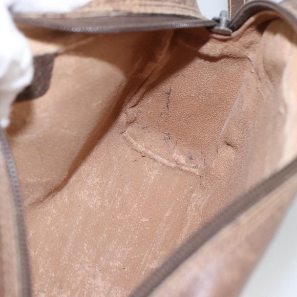 GUCCI GG Supreme Web Sherry Line Shoulder Bag PVC Beige Green Red Auth ep6771