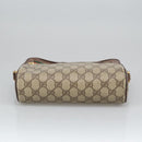 GUCCI GG Supreme Web Sherry Line Shoulder Bag PVC Beige Green Red Auth ep6771-5