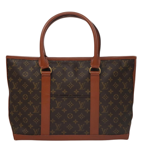 LOUIS VUITTON Monogram Sac Weekend PM Tote Bag M42425 LV Auth ep6826