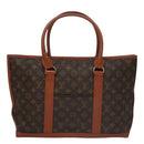 LOUIS VUITTON Monogram Sac Weekend PM Tote Bag M42425 LV Auth ep6826-2