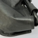 LOEWE Anagram Nappa Aire Hand Bag Leather Gunmetal Auth ep6842-14