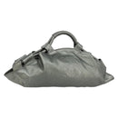 LOEWE Anagram Nappa Aire Hand Bag Leather Gunmetal Auth ep6842-1