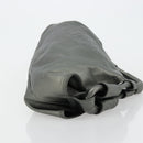 LOEWE Anagram Nappa Aire Hand Bag Leather Gunmetal Auth ep6842-3