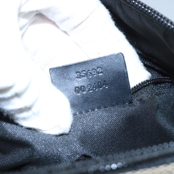 GUCCI Bamboo Hand Bag Outlet Canvas Beige 35692 Auth ep6849