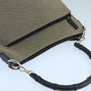 GUCCI Bamboo Hand Bag Outlet Canvas Beige 35692 Auth ep6849-6