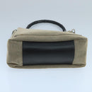 GUCCI Bamboo Hand Bag Outlet Canvas Beige 35692 Auth ep6849-5